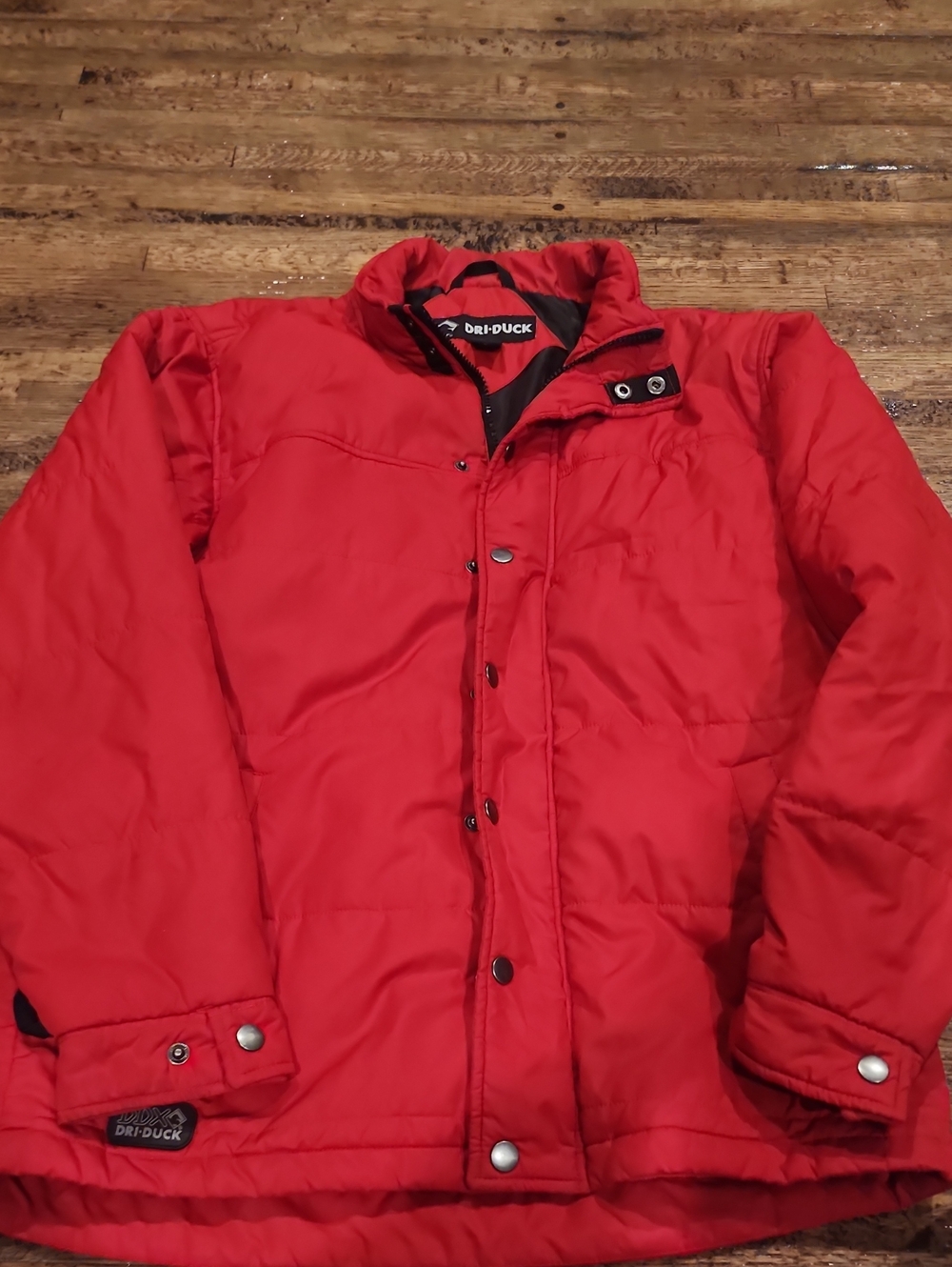 Dri-Duck Men's Red Insulated Puffer Jacket
